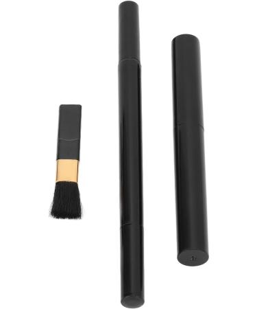 Pongnas 3 Pieces Beard Pencil Filler Dual Head 4 Tips Beard Pencil Waterproof Long Lasting Beard Shaping Pen for Mustache Black - Buy Online on GoSupps.com