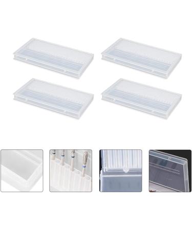 FRCOLOR Nail Display Stand Pedicure Stand 4 Pieces Nail drill bits for nails nail drill bit holder nail drill bits Drill Bit Holder Nail Display Stand Nail Storage Organizer Box - Buy Online on GoSupps.com