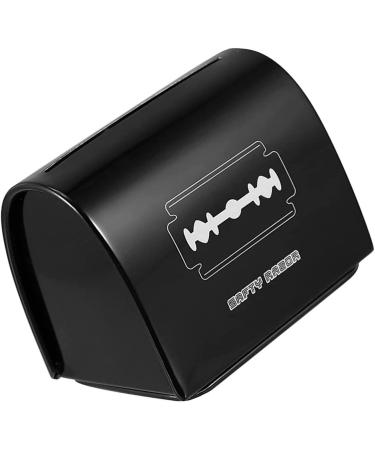 Fomiyes 2-Pack Hairdressing Salon Halter for Sharp Objects Disposal - Black Storage Blade Razor Recycling Center 6.5x6cm - Buy Online on GoSupps.com