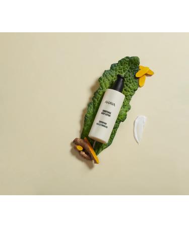 AHAVA Kale Turmeric & Dead Sea Minerals Anti Aging Body Lotion 8.5 fl. oz. - Vegan Formula for Dry Skin - Buy Online on GoSupps.com