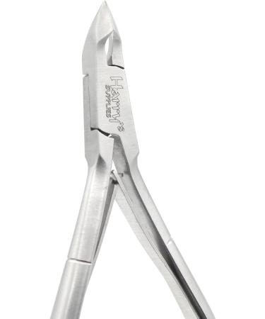 Harry's Supplies Cuticle Nipper Cuticle Trimmer Cuticle Remover Japanese stainless steel 4 inch Double action with straight sharp blades cutting edge 8mm Matte Satin finish - Buy Online on GoSupps.com