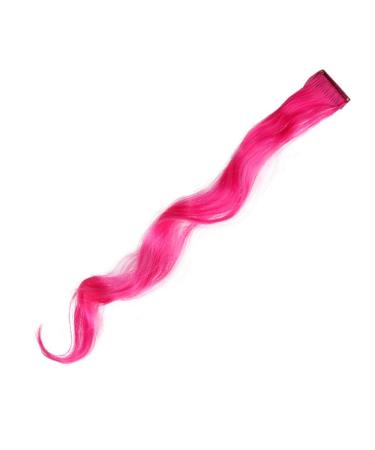 Color Long Straight Synthetic Wave Pure Hair Clip With Ladies Wig 20inches Q11