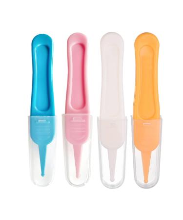 GSHLLO 6 Pcs Nose Cleaning Tweezers Baby Nasal Tweezers Infant Booger Pickers Removers Ear Cleaning Clips Care Tools for Baby