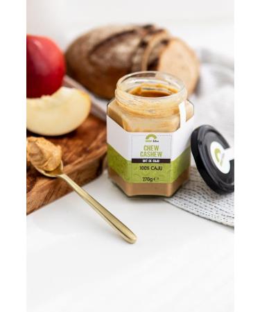 SUNDAY BITES Chew Cashew Cream 270g | Gluten-Free No Sugar & Salt Vegan 100% Natural - Buy Online on GoSupps.com