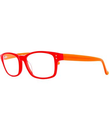 Buy Corinne McCormack Mod EDIE Coral Orange Reading Glasses Unisex +3.00 Stylish & Comfortable International Shipping - Buy Online on GoSupps.com