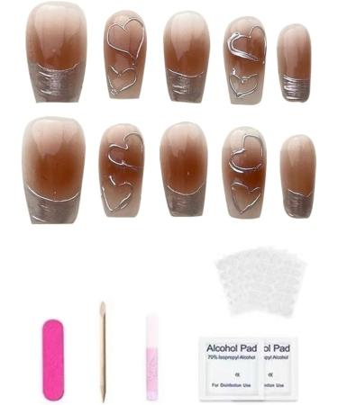AJTUTUS Press on s Eye Catching Heart Pattern Stick on s s Art Accessories for Women and Girls - Buy Online on GoSupps.com