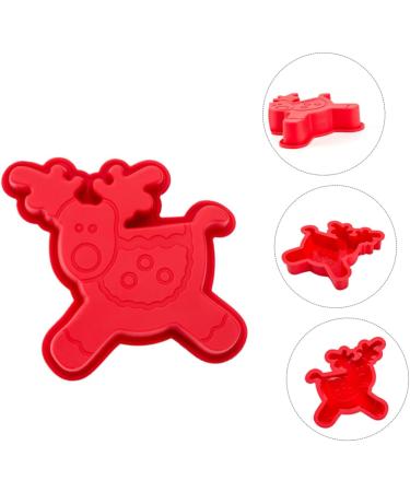 MAGICLULU 6 Pcs Baking Mold Silicone Molds Candy Molds Silicone Santa DIY Home Cake Mold Elk Dessert Child - Buy Online on GoSupps.com