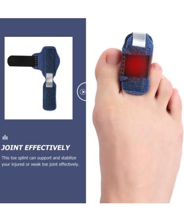 Healifty 3Pcs Sprained Toe Splint & Straightener Wrap - Blue 11.5X2.5CM - Buy Online on GoSupps.com