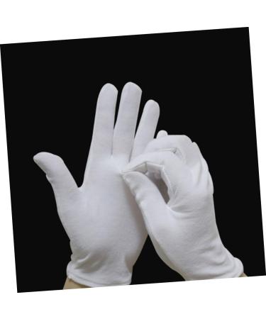 HONMEET 12 Pairs Moisturizing Gloves Work Gloves Working Gloves Moisturizing Overnight Gloves Cotton White - Buy Online on GoSupps.com