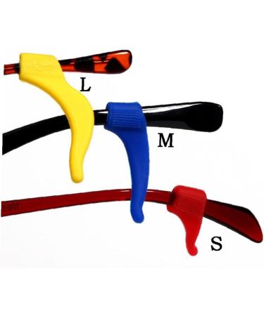 TOSSPER 10-Piece Anti-Slip Ear Hooks for Eyeglasses | Silicone Grip Accessories | Random Color | Ideal for Secure Fit & Comfort - Buy Online on GoSupps.com