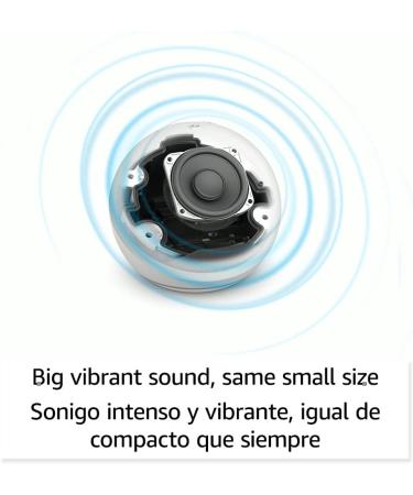 Echo Dot 5th Gen 2022 with Clock | International Version + US Power Adaptor | Glacier White - Buy Online on GoSupps.com