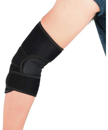 Elbow Brace Support Sleeve | Adjustable Compression Guard for Arthritis Tendonitis & Sports Injury Relief - Buy Online on GoSupps.com