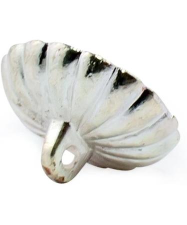 24 Silver Metal Ornament Caps - Egg Top Findings End Caps | Quality Craft Supplies - Buy Online on GoSupps.com