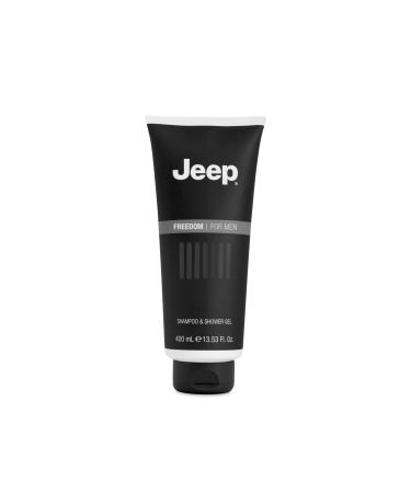 DIAMOND INTERNATIONAL JEEP | Freedom Shampoo & Shower Gel for Men with Aromatic and Woody Fragrance Fresh Feeling Made in Italy 400 ml