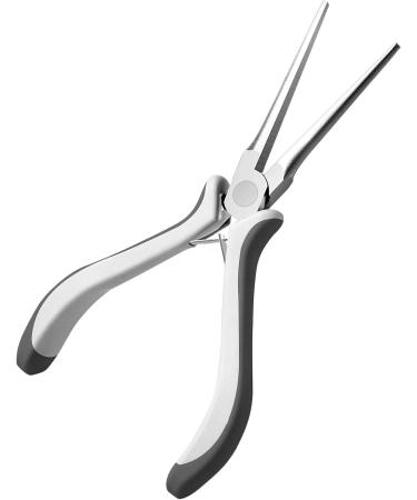 Besreey Tweezers for Stickers - Nail Form Shaping Tweezers Tip Tweezers Nippers Acrylic UV Gel Tips Sculpture Clip Nail Shaper Tool for Acrylic Gel Dark Gray Colour - Buy Online on GoSupps.com