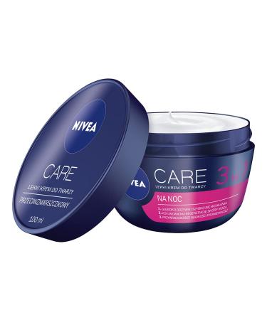 NIVEA Polish NIVEA CARE 7W1 Light moisturizing night cream face with provitamin B5 100 ml Light face cream 3in1 night cream 100 ml
