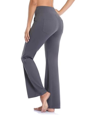 Sport Pants for Women Running Joggers Causal Workout Gym Yoga Sweatpant Comfy Elasticated Trousers Jogging Bottom with Pockets 10-djufh-grey-e M - Buy Online on GoSupps.com