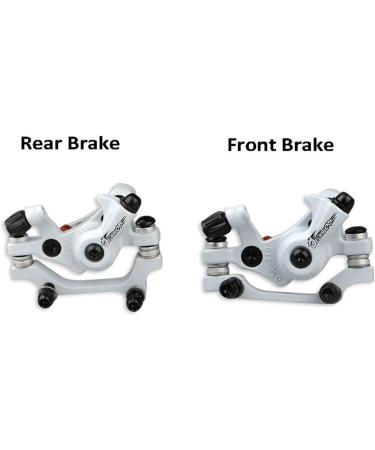 SENQI Bike Disc Brake - White Rear Caliper for Mechanical Cycling - Buy Online on GoSupps.com