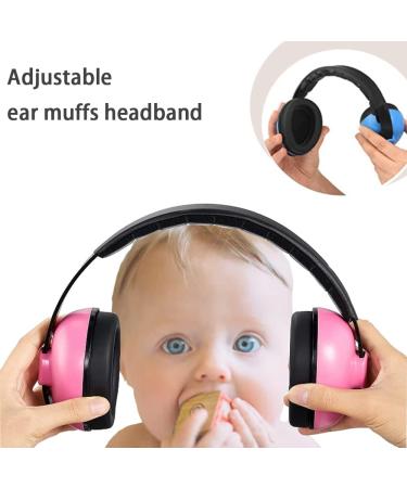 Kids Ear Protection Noise Cancelling Headphones Baby Ear Defenders Adjustable Hearing Protection Earmuffs Safety Earmuffs Noise Reduction for 0-3 Children Sleeping Airplane Light Blue - Buy Online on GoSupps.com