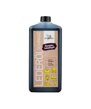 B&E leather oil - black - 1000 ml