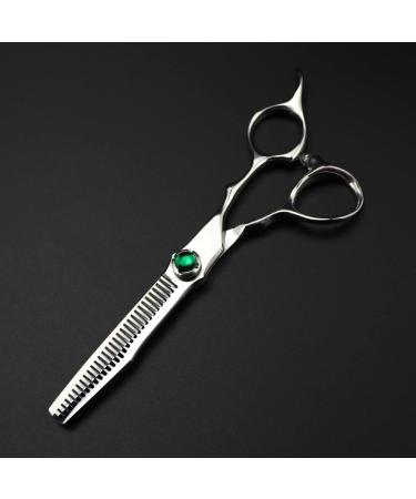 Hair Cutting Scissors 6 Inch Professional Japan 440c Steel Scissor Green Gem Hair Scissors Haircut Thinning Barber Cutting Shears Hairdressing Scissors Set - Buy Online on GoSupps.com