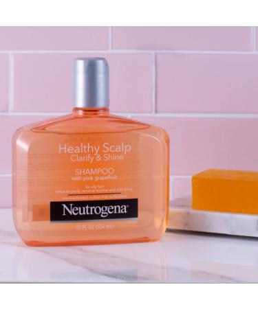 Neutrogena Exfoliating Shampoo for Oily Hair - Clarify & Shine with Pink Grapefruit, 12oz (Pack of 3) | Paraben & Phthalate-Free, Color-Safe - Buy Online on GoSupps.com