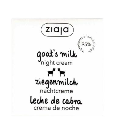 Ziaja Goat's Milk Night Cream - Nourishing Face Cream for All Skin Types | International Shipping Available - Buy Online on GoSupps.com
