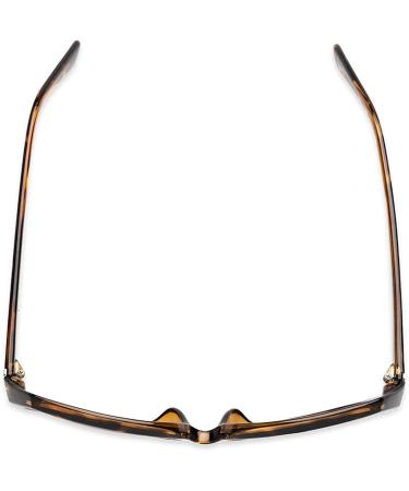 Sofia Vergara x Foster Grant Women's Alejandra Square Reading Glasses Crystal Tortoise 1.25x | 58mm Sunreaders - Buy Online on GoSupps.com