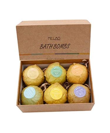 BoBoHome 6 Piece Bath Bombs Set Explosion Ball Deep Sea Bath Salt Body Essential Oil Bath Ball Natural Bubble