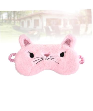 FRCOLOR Pink Eye Cover Sleep Mask - Night Blindfold for Kids & Adults - Comfortable Eye Shade for Better Sleep - Buy Online on GoSupps.com