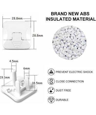 Outlet Plug Covers Three-Hole Child Proof Covers (30 Packs) Baby Safety Electrical Protector WW1122 - Buy Online on GoSupps.com