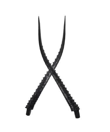 HAPINARY Handmade DIY Materials 1 Pair Artificial Antelope Horn Child Girl Plum Bossom Kid Hairpin DIY Charms