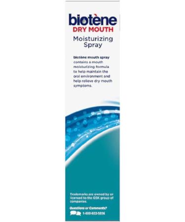 Biotene Moisturizing Gentle Mint Mouth Spray 1.5 oz - Pack of 5 | Hydrating Oral Care Solution - Buy Online on GoSupps.com