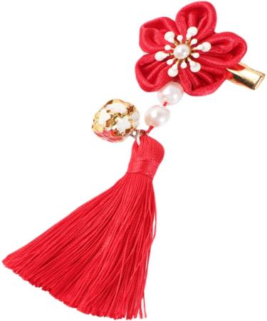 ibasenice 2 Pairs Tassels Barrettes Girl Barrettes Clip Bows Hair Clips Chinese Style Hairpin Hair Clips for Bows Kids Barrettes for Hair Kids Hairpin for New Year Child Hanfu Candy Bag - Buy Online on GoSupps.com