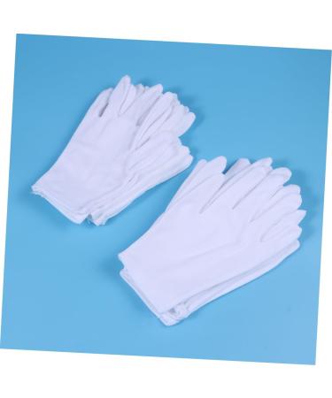 12 Pairs Working for Women White Cotton Gloves Women Work for Women Elastic Cotton Gloves Cotton for Dry Hands Cotton Work Beauty Work Liner Womens Pan Beads White Gloves/346 - Buy Online on GoSupps.com