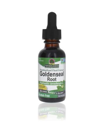 Nature's Answer Goldenseal Root | Herbal Supplement | Supports A Healthy Immune System | Gluten-Free & Alcohol-Free 1oz 1 Fl Oz (Pack of 1)