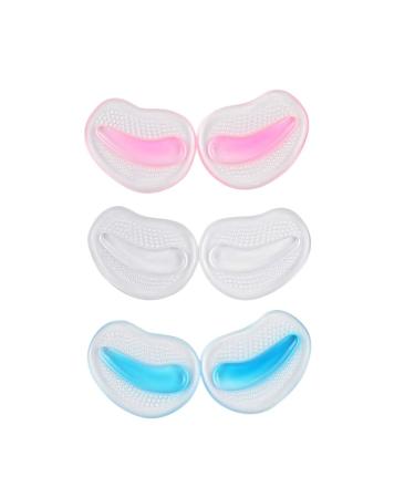 3 Pairs High Heel Insoles Metatarsal Pads Foot Cushions for High Heels Half Insoles Plantar Forefoot Pad Reflexology Foot Mat Metatarsal Pad Sleeve Gel Pad Damping