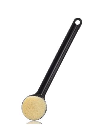 Body brush back brush plastic long with handle black