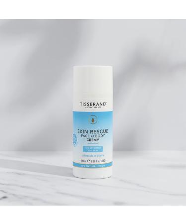 Tisserand Aromatherapy Skin Rescue Face & Body Cream | Marigold & Jojoba Oil | 100% Pure Essential Oils | 100ml | International Shipping - Buy Online on GoSupps.com