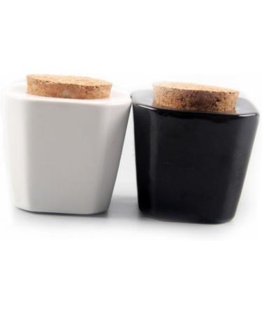 FRCOLOR Set of 2 Nail Art Cup Else Verw Mix Nail Powder Cup Mini Dappen Dish Nail Art Liquid Cup Nail Art Cup Made of Crystal Conical Manicure Tools Bottle Made of Cork White - Buy Online on GoSupps.com