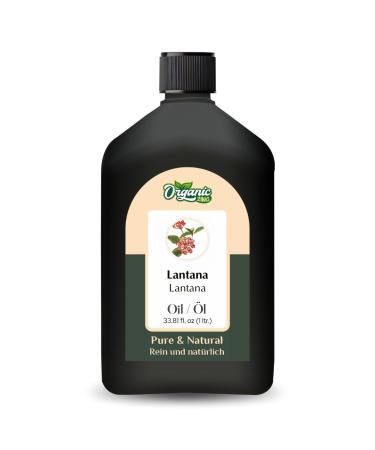 ORGANIC ZING Organic Zing Lantana (Lantana Camara) Oil | Pure & Natural Essential Oil for Skincare & Massage - 1000ml