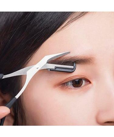 3-in-1 Eyebrow Razor Kit | Multifunctional Scissor Set for Women | Face & Body Trimmer | Beauty Tool with Comb | Includes 3 Razors & 1 Scissor - Buy Online on GoSupps.com