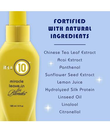 It's A 10 Miracle Leave-In For Blondes 10 Oz - Buy Online on GoSupps.com
