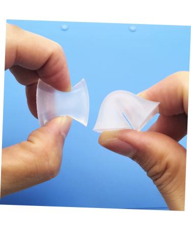 Lurrose Silicone Toe Valgus Separators - 2 Pair H-Shaped Splitter Bunion Corrector | Foot Adjuster & Protector - White 3x2.8cm - Buy Online on GoSupps.com