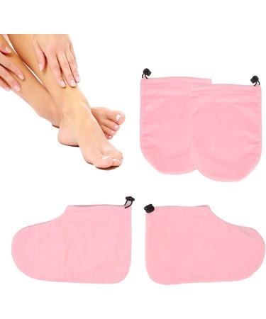 gants de cire de paraffine pour femmes chaussons doux pelucheux SPA cire chaude traitement thermique chaussons pour soins des mains et des pieds - Buy Online on GoSupps.com