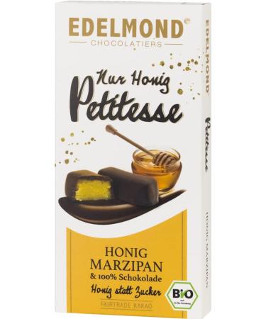 Edelmond Organic Honey Praline with Almonds & Cocoa Beans - Handmade Sugar-Free Gluten-Free Lactose-Free - Buy Online on GoSupps.com