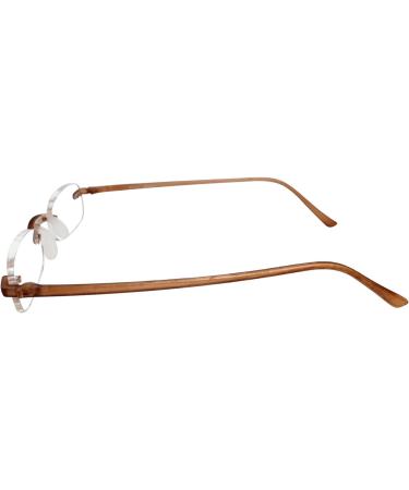 Calabria Flexie Low Profile 714 Reading Glasses & Slim Case - 2.00 Root Beer Brown - Stylish & Comfortable for International Shipping - Buy Online on GoSupps.com