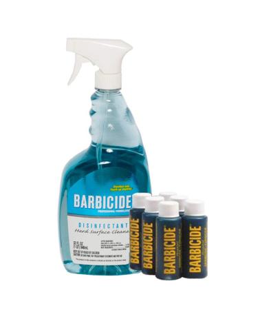 King Research Barbicide 6 x 60ml concentrate and Spray bottle