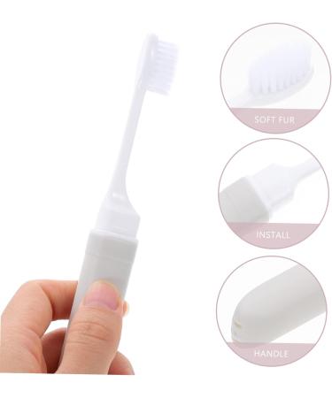 Minkissy 20 Pack Travel Toothbrush - Portable Folding Collapsible Toothbrushes for Adults - Macaron Travel Essentials - Buy Online on GoSupps.com