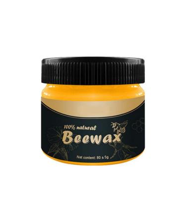 Wood Seasoning Beeswax Natural Traditional Beeswax Polish Wood Furniture Cleaner for Wood Doors Tables Chairs and Floors Protect and Enhance The Shine Beewax Polish for Wood (Size : 1Count (Pack 1Count (Pack of 1)